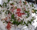 A picture of step 2 of Steamed Poha Veggie bites.