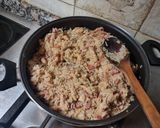 Foto del paso 4 de la receta Arroz frito con bacon y pollo