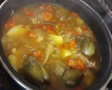 Foto del paso 6 de la receta Guiso de verduras con alcachofas y setas vegano