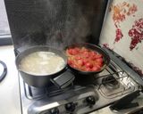 Une image de l'étape 2 de Pâtes Boursin®️ et tomate cerise.
