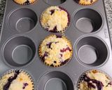 Foto del paso 3 de la receta: Muffins de arándanos con crumble