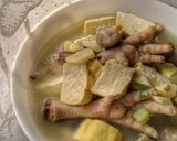 A picture of step 5 of Chicken Feet Meatballs and Tofu Soup.