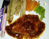 Foto langkah ke 5 dari resep Steak ayam saus manis gurih untuk anak 2 thn ok.