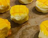 Sajtkrémes, vajas, hajtogatott pogácsa recept fázis 3 fotója