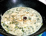 A picture of step 14 of Methi Matar Paneer Malai.