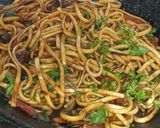 A picture of step 9 of Spicy Udon Noodles Spring Rolls (with Rice Paper).
