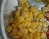 A picture of step 2 of Rainbow salad.