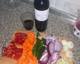A picture of step 2 of Hungarian Goulash - Beef Stew.