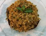A picture of step 5 of Pudina rice.