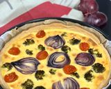 Une image de l'étape 4 de Quiche printanière.