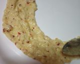 A picture of step 16 of Futomaki Black Rice Paneer Sushi role with Caramelized Banana.