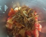 A picture of step 6 of Achari masala Soya chaap.