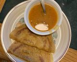 A picture of step 3 of Brown rice butter dhosa.