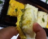 A picture of step 15 of Besan Suji Sandwich Dhokla.