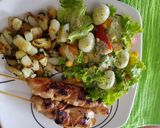 Foto del paso 6 de la receta: Ensalada mixta con tostones de papa