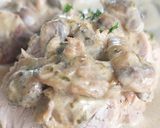 Une image de l'étape 11 de Filet mignon au Boursin®️ et champignons.