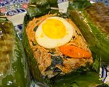 Foto langkah ke 16 dari resep Nasi Bakar Ayam Suwir.