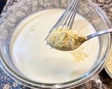 A picture of step 4 of Corn and Mascarpone Cake.