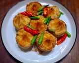 Foto langkah ke 5 dari resep Tahu Fantasi Dumpling Cheese.