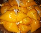 A picture of step 3 of Alala and kunun gyada.