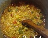 A picture of step 4 of Pearl and Sorghum Millet Bisi Bele Bhaat.