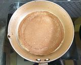 A picture of step 5 of Chocolate Crepe Cake.