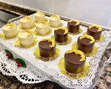 Foto del paso 24 de la receta: Tartitas de chocolate “negro y blanco”, rellenas con crema de nueces