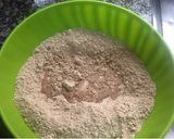 Foto del paso 2 de la receta Gofio amasado con miel de Palma, Almendras y Pasas“TURRÓN CANARIO” y....Barritas con Chocolate