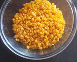 A picture of step 2 of Dal dhokli.