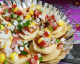 पिज़्ज़ा सेव पापड़ी रेसिपी चरण 3 फोटो