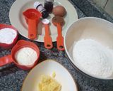 A picture of step 1 of Red velvet cookies.