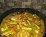 Foto langkah ke 4 dari resep Kakap Acar Bumbu Kuning.