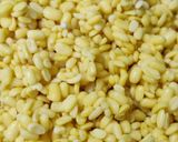 A picture of step 1 of Moong Dal Halwa.