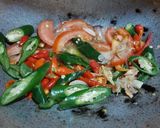 Foto langkah ke 3 dari resep Ikan Tongkol + Terong masak Kecap.