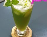 Hình bước làm 3 của món Trà táo xanh bạc hà