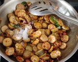 A picture of step 4 of Ivy gourd,groundnut subji.