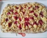 Foto del paso 16 de la receta: Masa Pizza sin gluten en Amasadora con pollo, piña, queso y mermelada