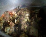 A picture of step 1 of Beef pulao biryani.
