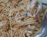 Foto del paso 5 de la receta: Fideos 3 quesos (sin salsa)
