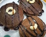 A picture of step 5 of Eggless Ragi Chocolate Pancakes - Healthy Millet Breakfast.