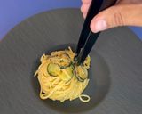 Foto del paso 7 de la receta: Pasta carbonara saludable con calabacín