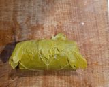 A picture of step 3 of Dolmades with Grape Leaves and Avgolemono Sauce.