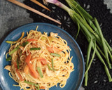 A picture of step 7 of Chow Mein.