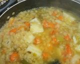 Foto del paso 9 de la receta: Sopa de calabacín con repollo y lentejas #cocinamos con verduras