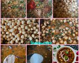 A picture of step 9 of Methi chhole.