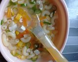 Foto langkah ke 4 dari resep Macaroni and veggie soup (mpasi baby ammar 12+).