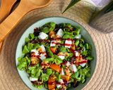 Foto del paso 4 de la receta: Ensalada de canónigos con queso de cabra y mermelada de frambuesa
