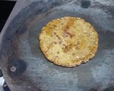A picture of step 3 of Flax Seeds Oats Bhakhri.