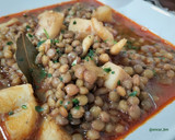Foto del paso 7 de la receta: Guiso de lentejas con sepia al curry