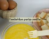 Foto langkah ke 3 dari resep Puding Roti Kukus.